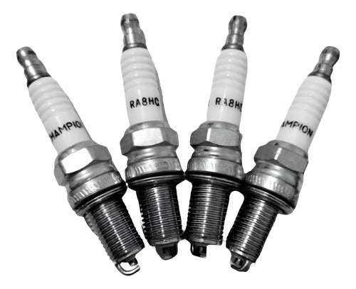 Kit 4 Velas De Ignição Ra8hc Motor Mercury Efi 50 / 60 Hp 4t