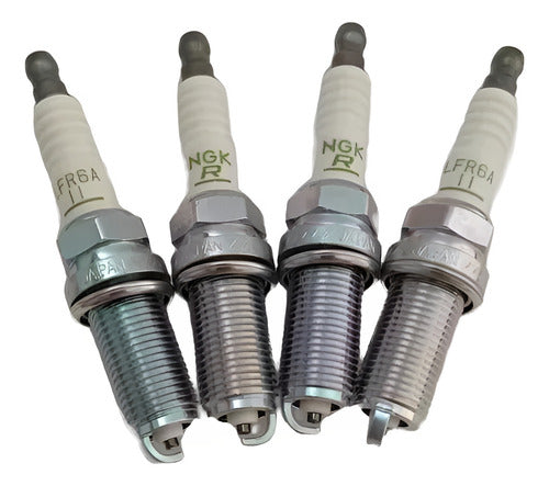 Kit 4 Velas De Ignição Ngk Lfr6a11 Mercury Yamaha 115-200-250-350 Hp