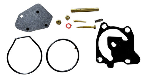 Kit Reparo Carburador Motor Popa Yamaha 40hp Xw Sem Boia