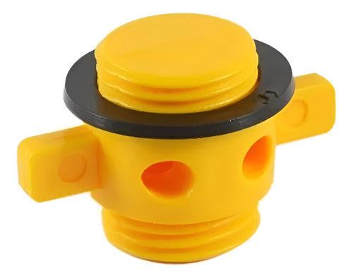 Kit 10 Bujão De Dreno Plástico Lancha Caiaque Barco 25 mm