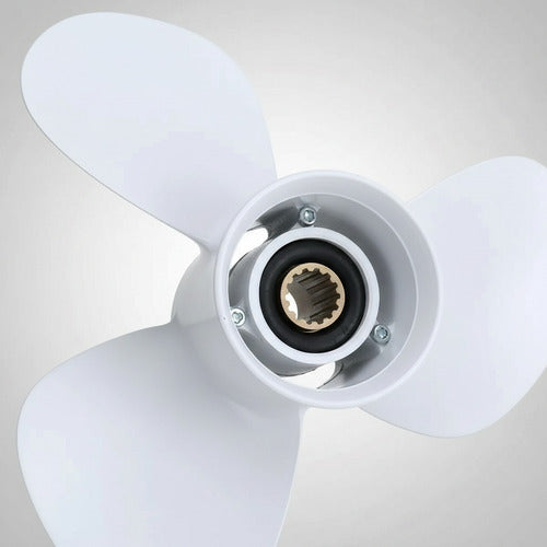 Hélice Motor Yamaha 40 50 60 2t  40 60 Hp 4t 11 X 1/2 X 13 Branco