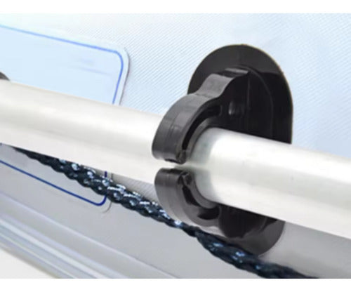 Par Suporte Porta Remo P/ Bote Barco Lancha Caiaque