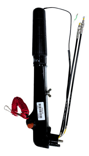 Manche Motor Popa Braço Comando Yamaha 15hp Hidea Completo