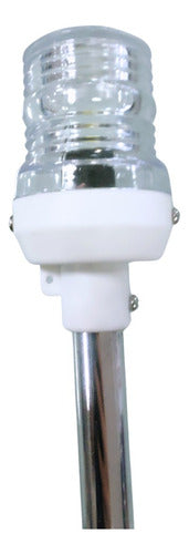 Luz Popa Mastro Alcançado Porta Bandeira 20cm 12v Led Branco
