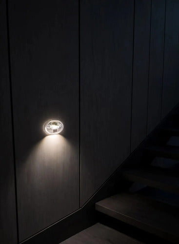 Luz Lanterna De Degrau Lancha Barco Led Branco Arieltek