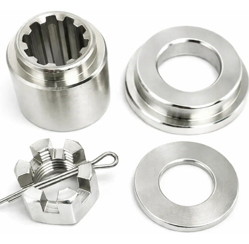 Kit Espaçador Encosto Porca Hélice Yamaha 25 / 30 Hp Todos