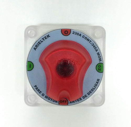 Chave Bateria Náutica Barcos 230 Amp Iluminação Arieltek
