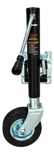 Pedestal Terceira Carretinha Reboque Trailer Barco  454kg Preto