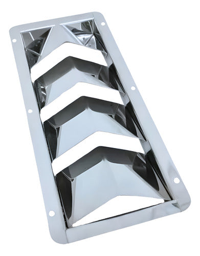Grade De Ventilação Inox 4 Aberturas Premium Barcos Lanchas