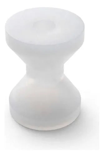 Apoio Rolete Branco 70x60mm Reboque Carreta Barco Lancha Jet