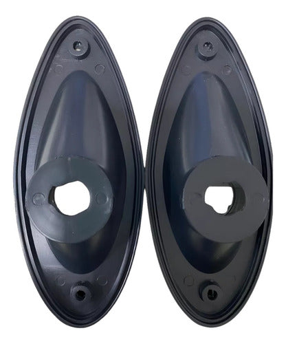 Luz Navegação Olho Tubarão Em Led Barco Lancha Preto