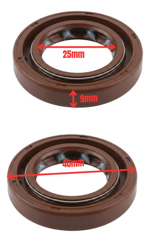 Retentor Eixo Da Helice Para Motor Popa Yamaha 60 A 90 Hp