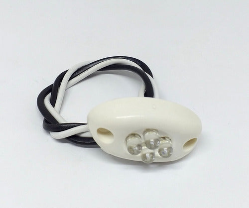 Luz Cortesia Náutica Barco Lancha Led Branco Arieltek 2 Unidades