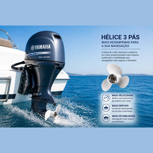 Hélice Motor De Popa Yamaha 4 Tempos 20 Hp