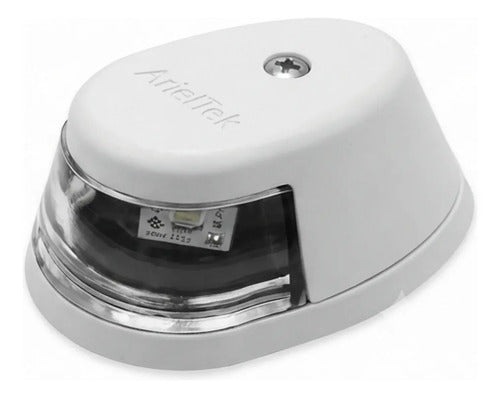 Luz Navegação Bicolor  Proa Led Barco Lancha Branco Arieltek Bicolor - Verde E Vermelho