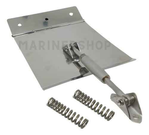 Flap Estabilizador Aço Inox 280x300mm Lanchas Até 25 Pés