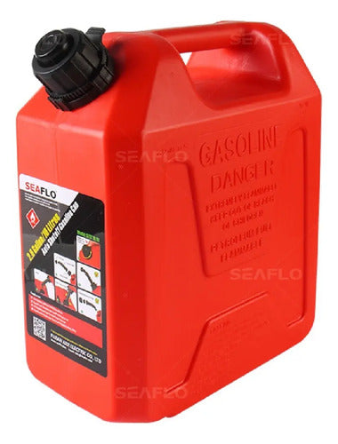 Galão Tanque De Combustível 20 L Original Seaflo Vermelho