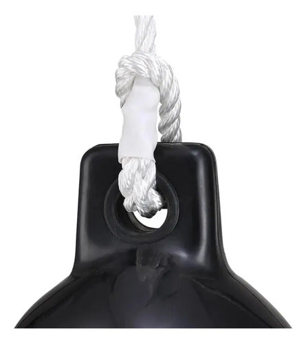 Par Defensa Náutica Inflável G6 25,4 X 76,2cm Barco Lancha Preto