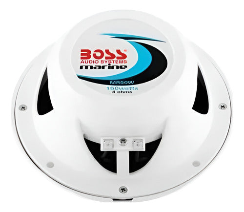 Alto Falante Branco Boss Marine 5,25 Mr50w 150w