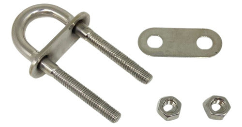 Ferragem De Proa Ou Popa U-boat 3/8  Inox Lanchas Veleiros