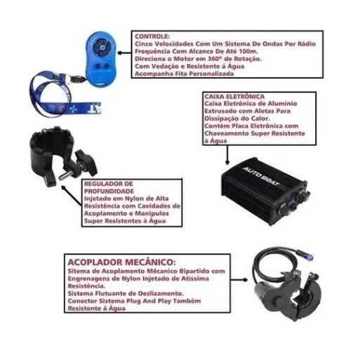 Controle De Rotação De Motor Elétrico Autoboat