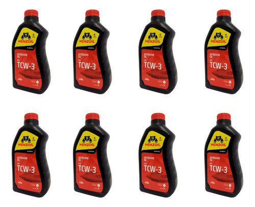 Óleo Menzoil Tcw3 Motor De Popa Barco Lancha 2 Tempos 8 L