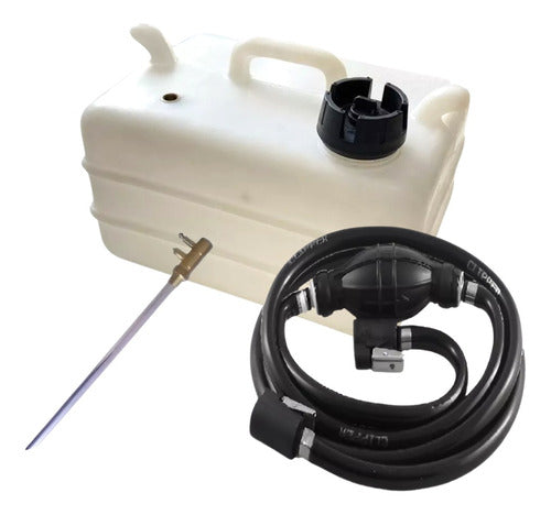 Tanque Combustível 12 L Motor Johnson Evinrude Engate Rápido