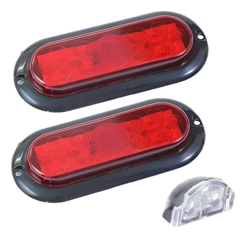 Lanterna De Led Carretinha Carreta Reboque Barco Jet Ski