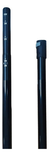 Remo Vibe Envolve De Aluminio 2 Pás Desmontável P/ Caiaque Preto
