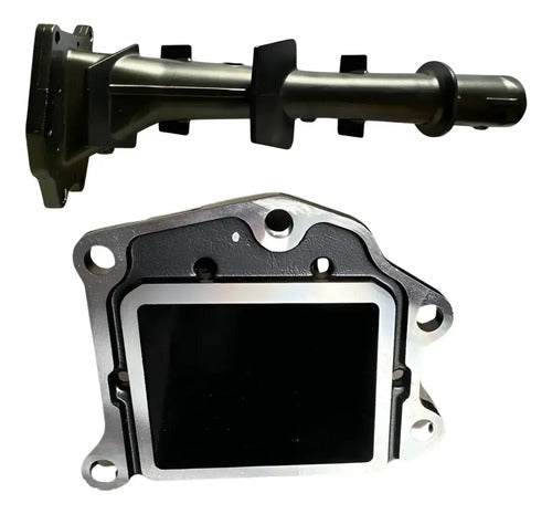 Tubo Múltiplo De Escape Para Motor Popa Yamaha 15hp