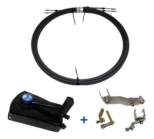 Kit Comando Distancia Cabo, Adaptador Mercury 25 30 Sea Pro