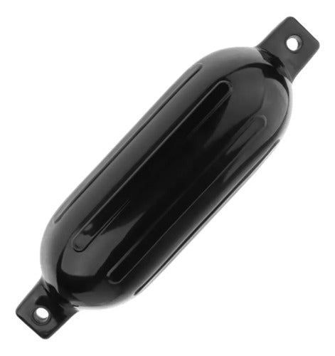 4 Defensa Náutica Inflável G3 14 X 51 Cm Preta Lancha Barco