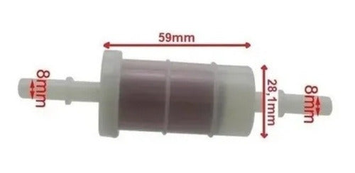 Filtro Combustível Linha Motor Popa Mercury Efi 100 115 150
