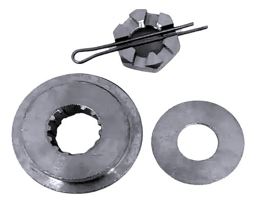 Kit Espaçador Encosto Porca Hélice Mercury Super 15 18 Hp