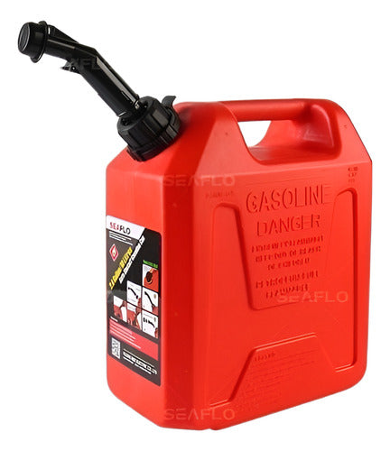 Tanque Galão Combustível 10 Litros Vermelho Original Seaflo